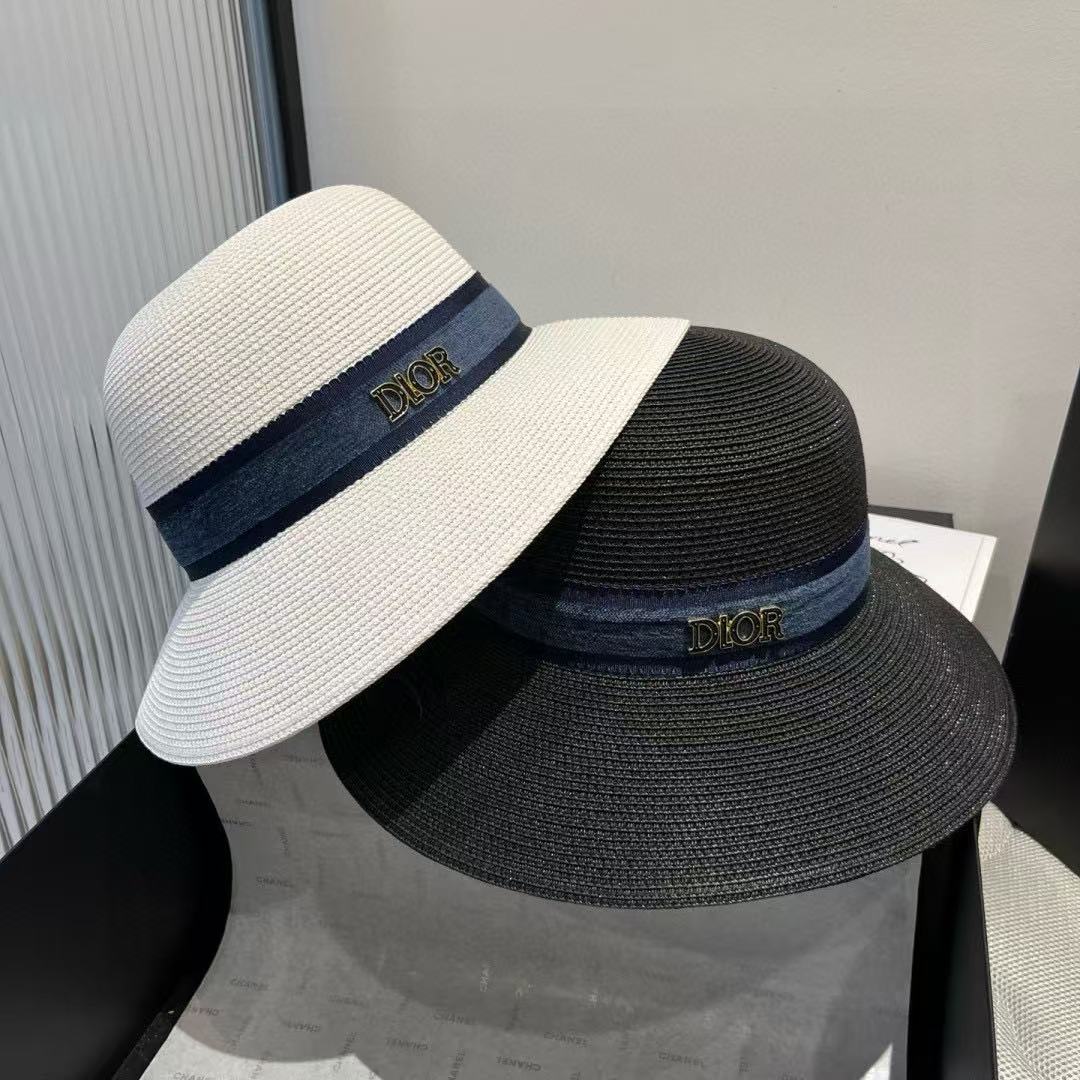 DI0R ウェビングデニム編み込みハット【 50％割引+送料無料】