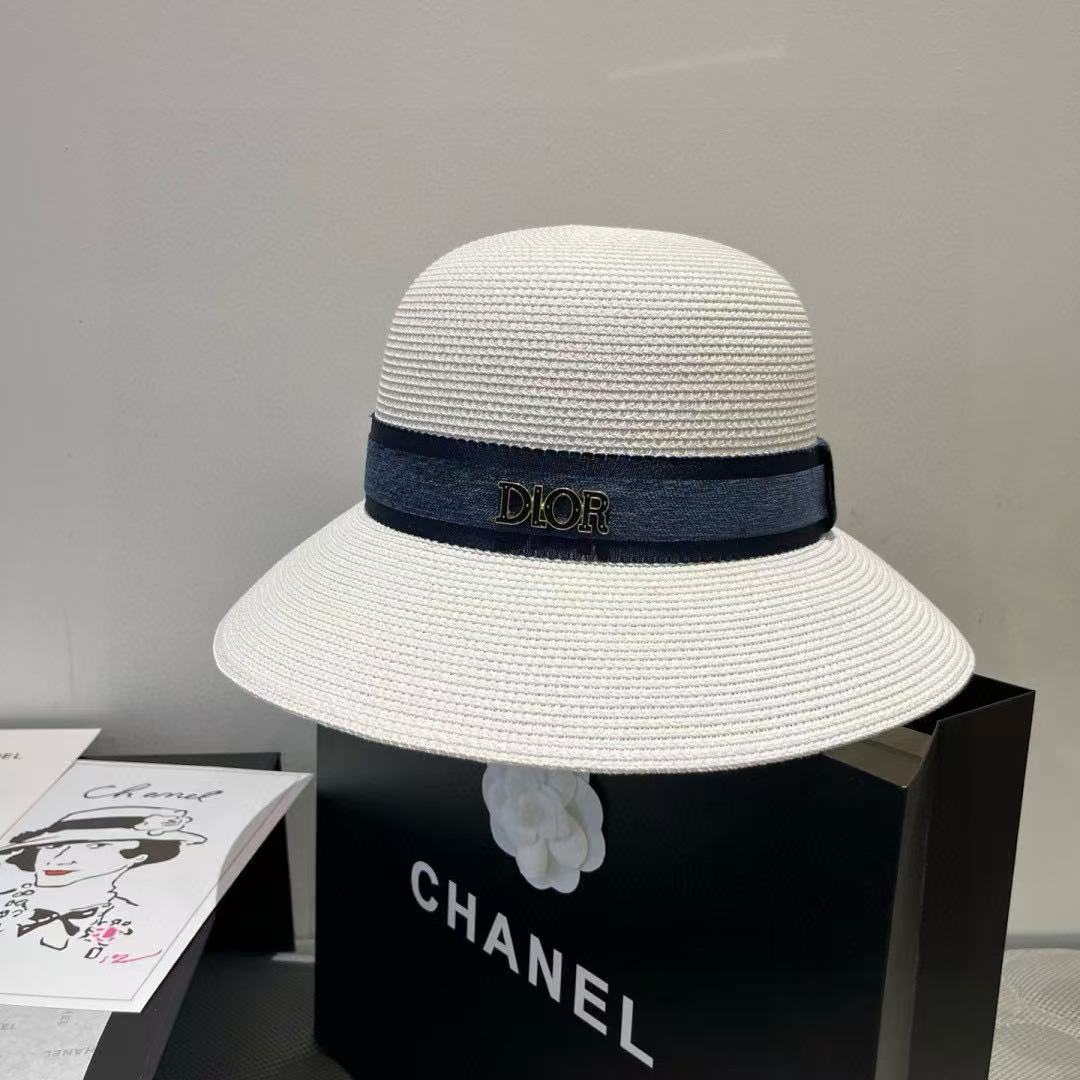 DI0R ウェビングデニム編み込みハット【 50％割引+送料無料】