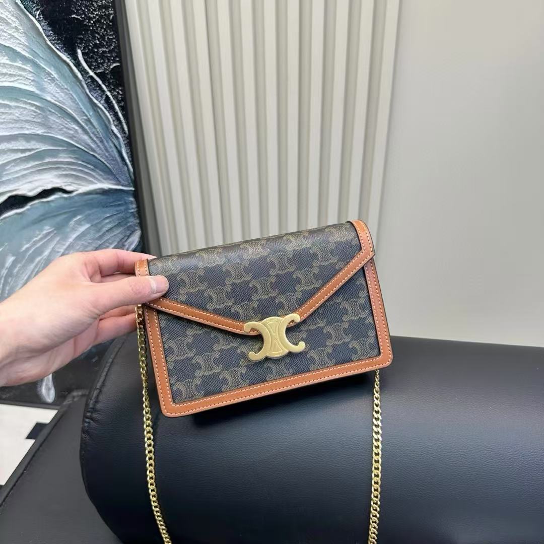 CEL1NE ジャカードチェーンバッグ【 50％割引+送料無料】