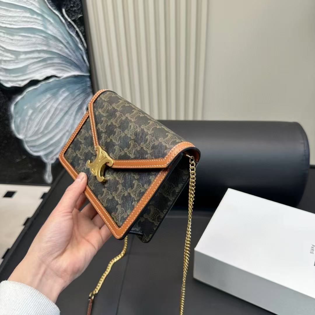 CEL1NE ジャカードチェーンバッグ【 50％割引+送料無料】