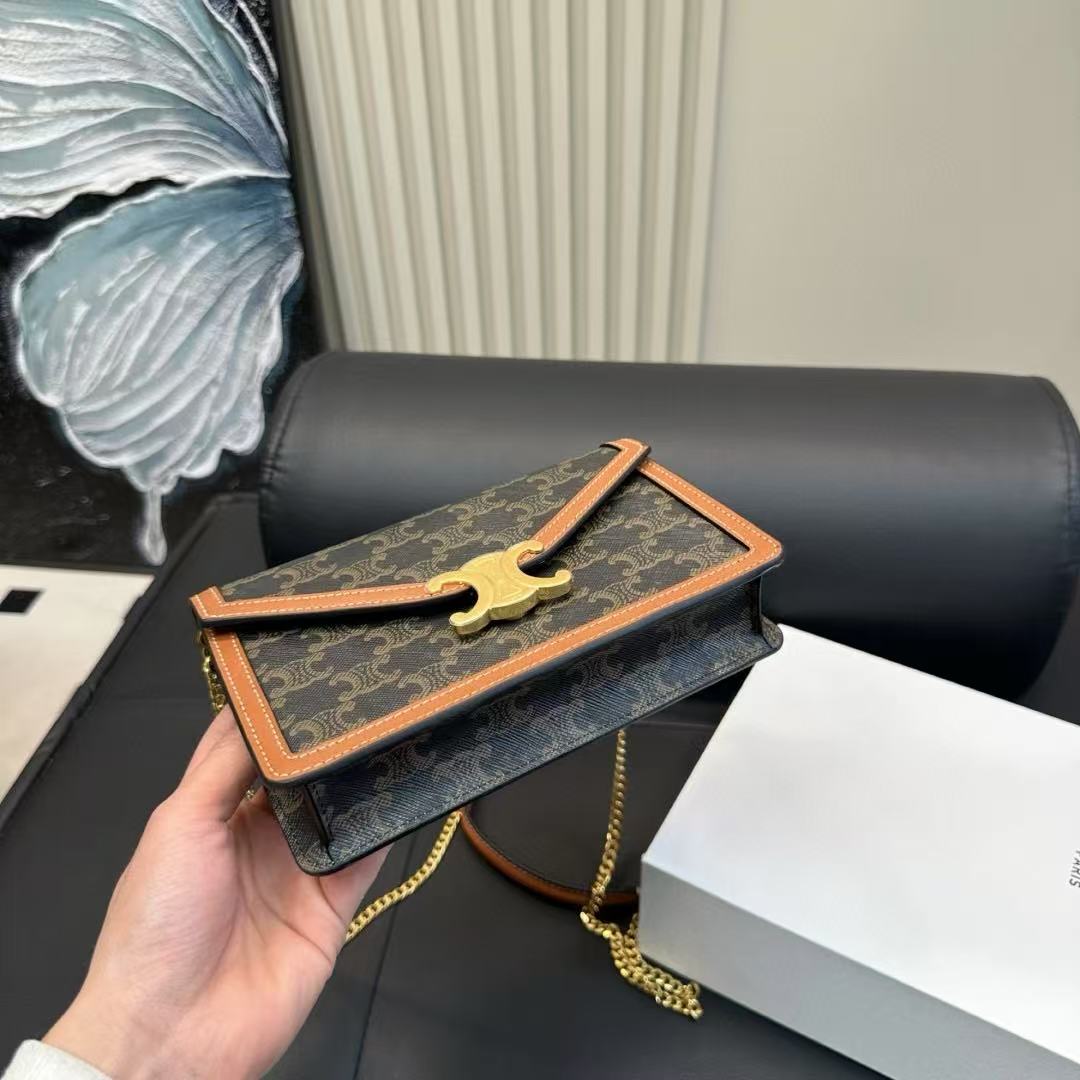 CEL1NE ジャカードチェーンバッグ【 50％割引+送料無料】