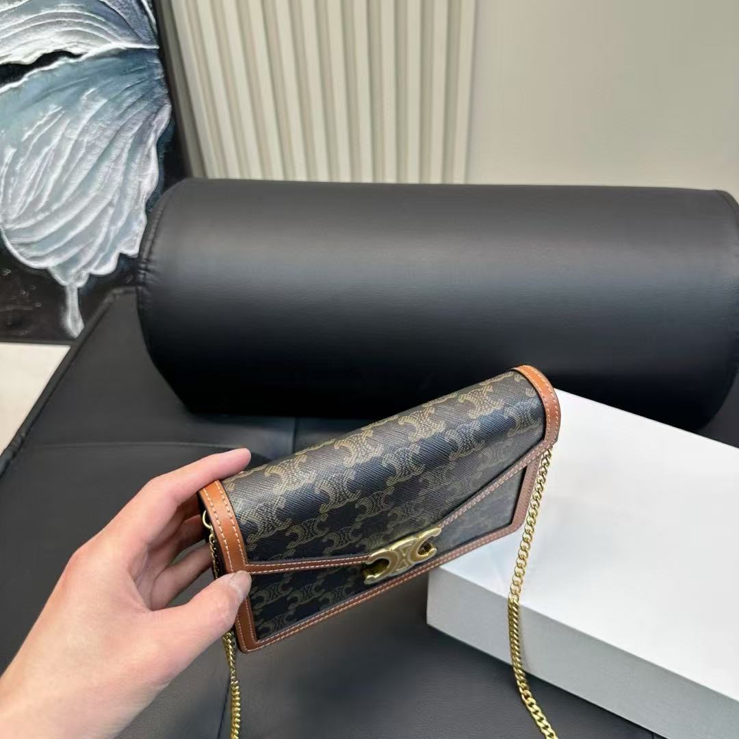 CEL1NE ジャカードチェーンバッグ【 50％割引+送料無料】