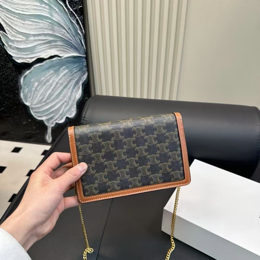 CEL1NE ジャカードチェーンバッグ【 50％割引+送料無料】