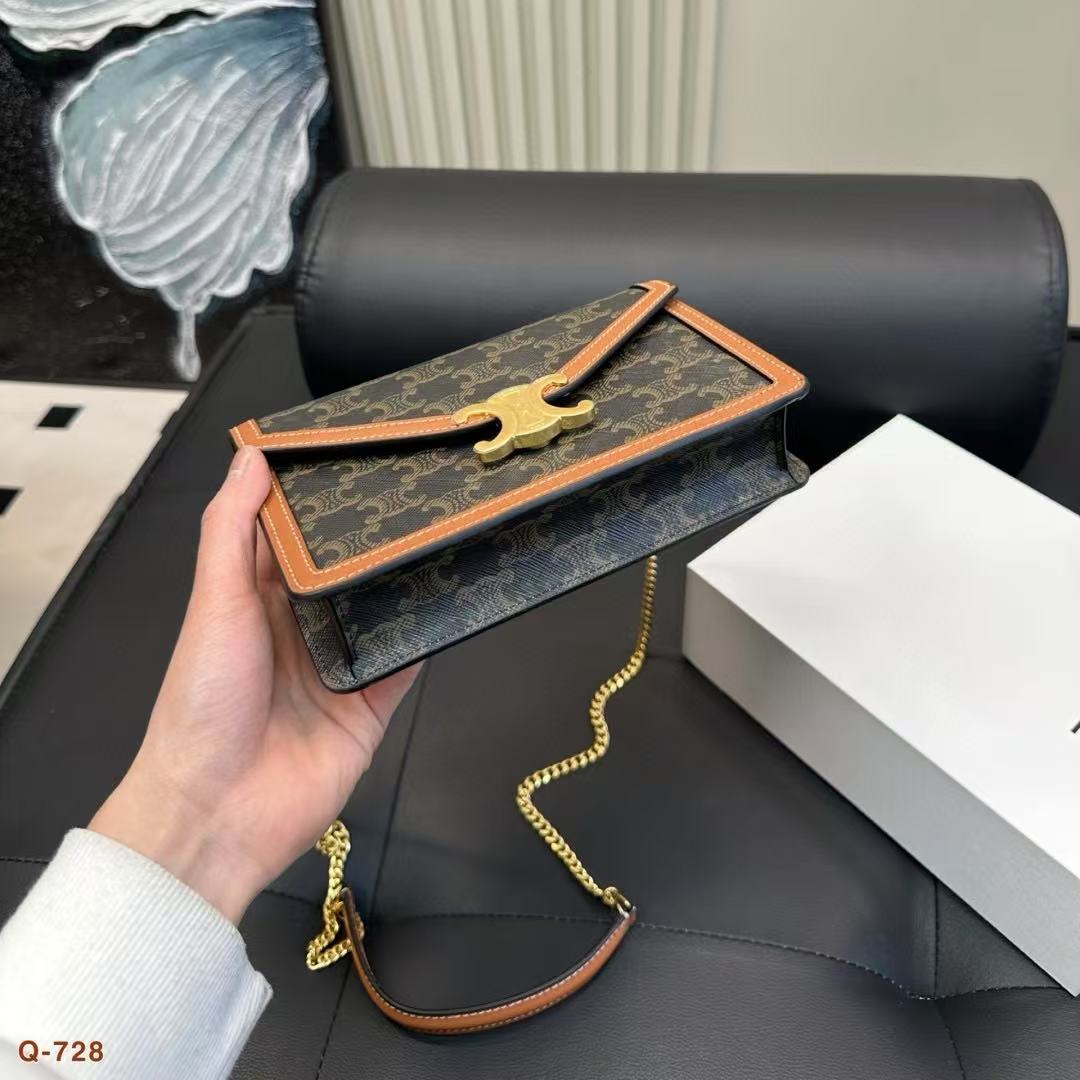 CEL1NE ジャカードチェーンバッグ【 50％割引+送料無料】