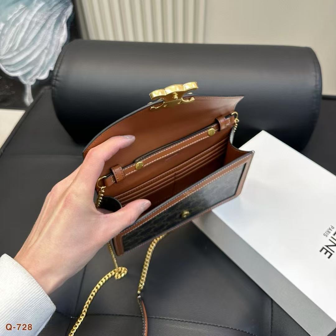 CEL1NE ジャカードチェーンバッグ【 50％割引+送料無料】