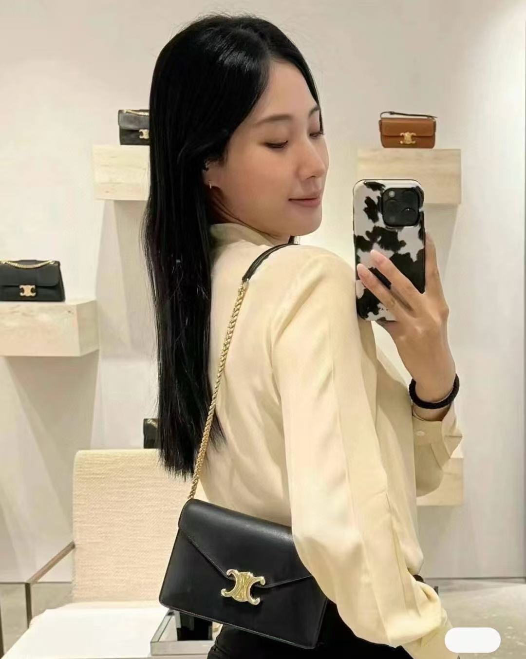 CEL1NE 凱旋門 チェーンバッグ【 50％割引+送料無料】