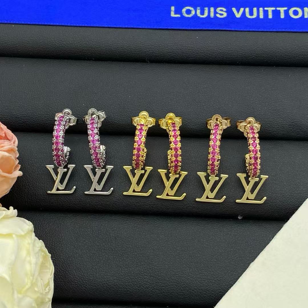 LVピンクダイヤモンドイヤリング【50％割引+送料無料】