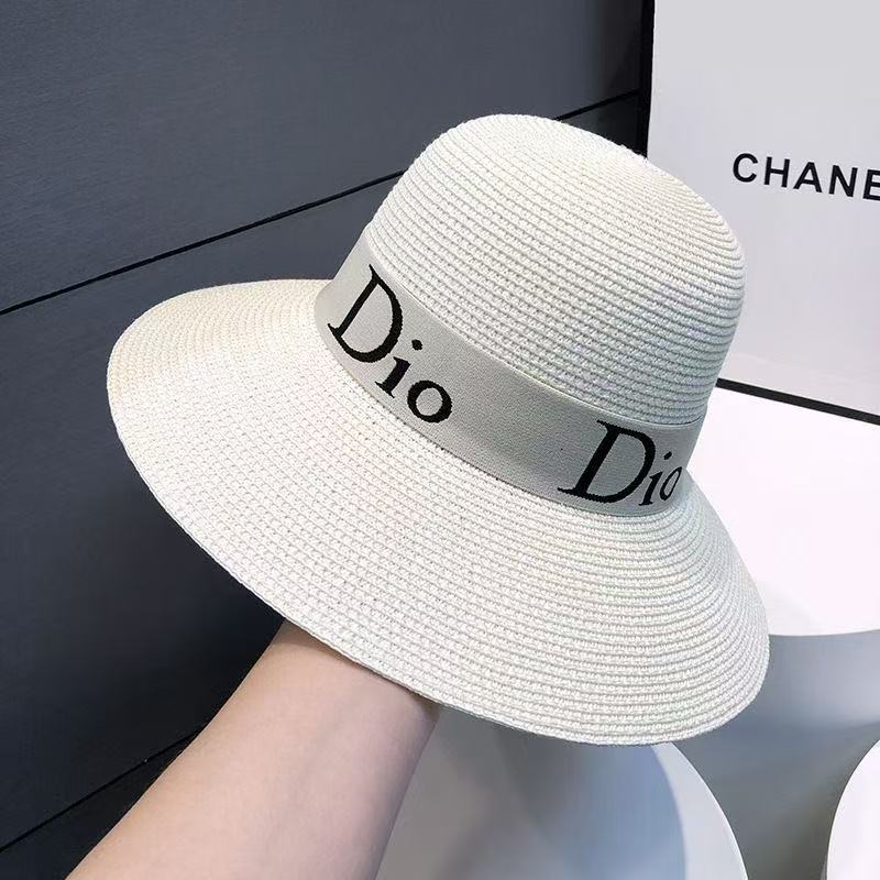 DI0R ウェビング ラフィア サンハット【 50％割引+送料無料】