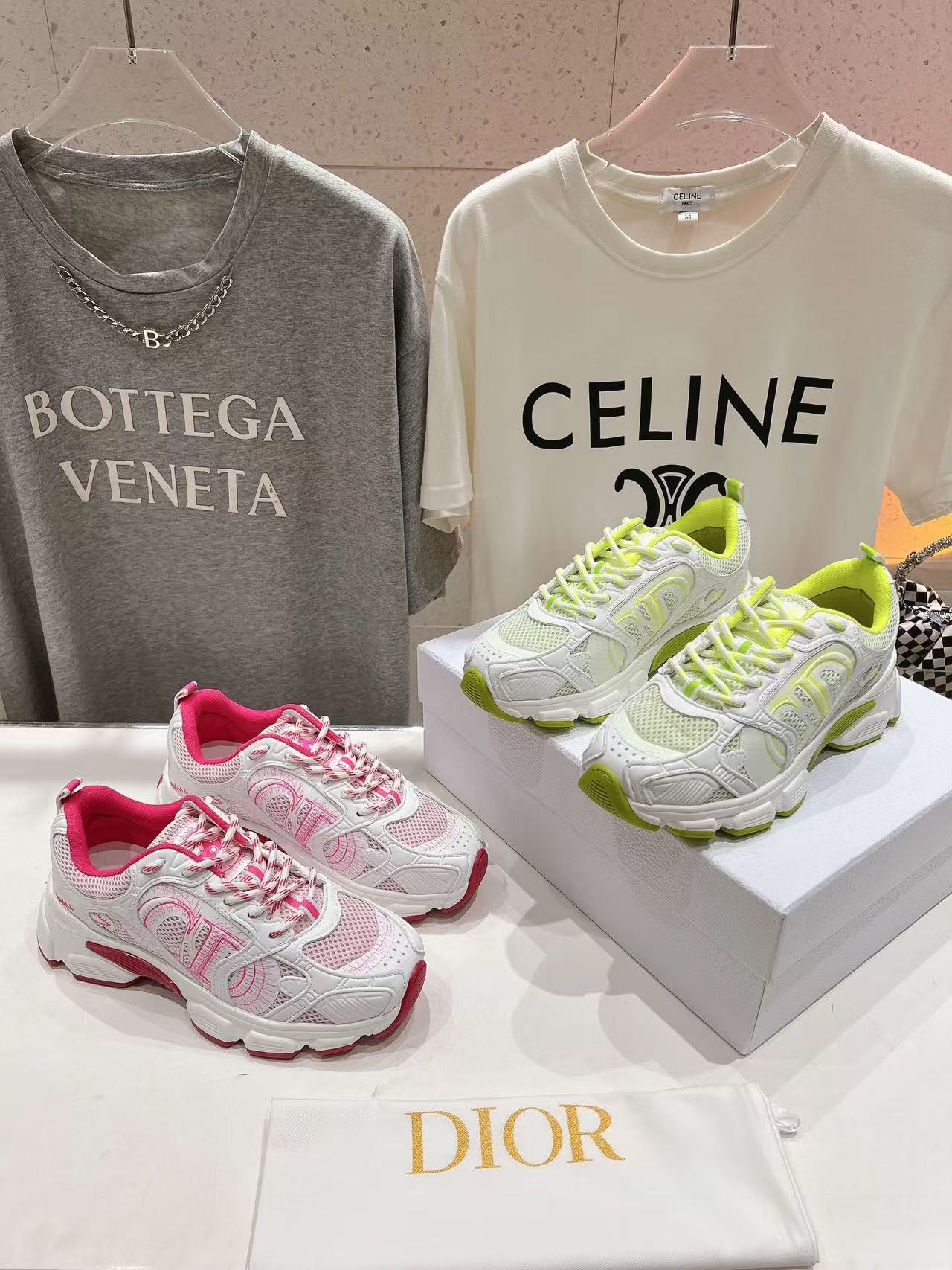 DI0R ハイクオリティカラーブロックスニーカー【50％割引+送料無料】