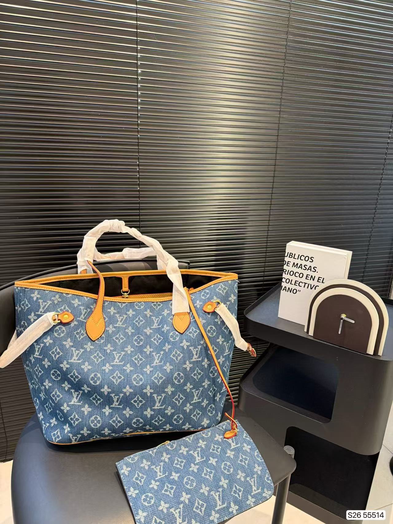 LVデニムショッピングバッグ【 50％割引+送料無料】