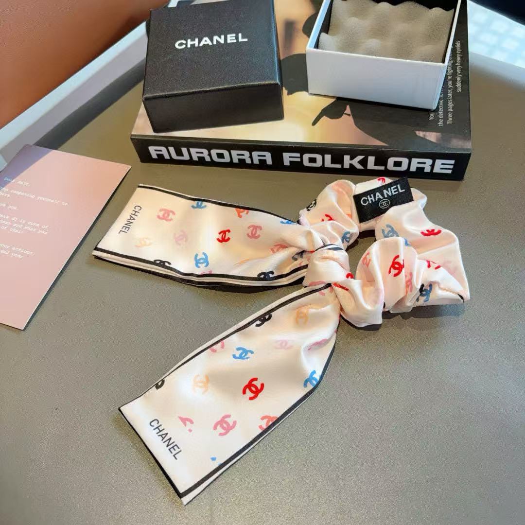 CHANE1 レターリボンスカーフ【 50％割引+送料無料】