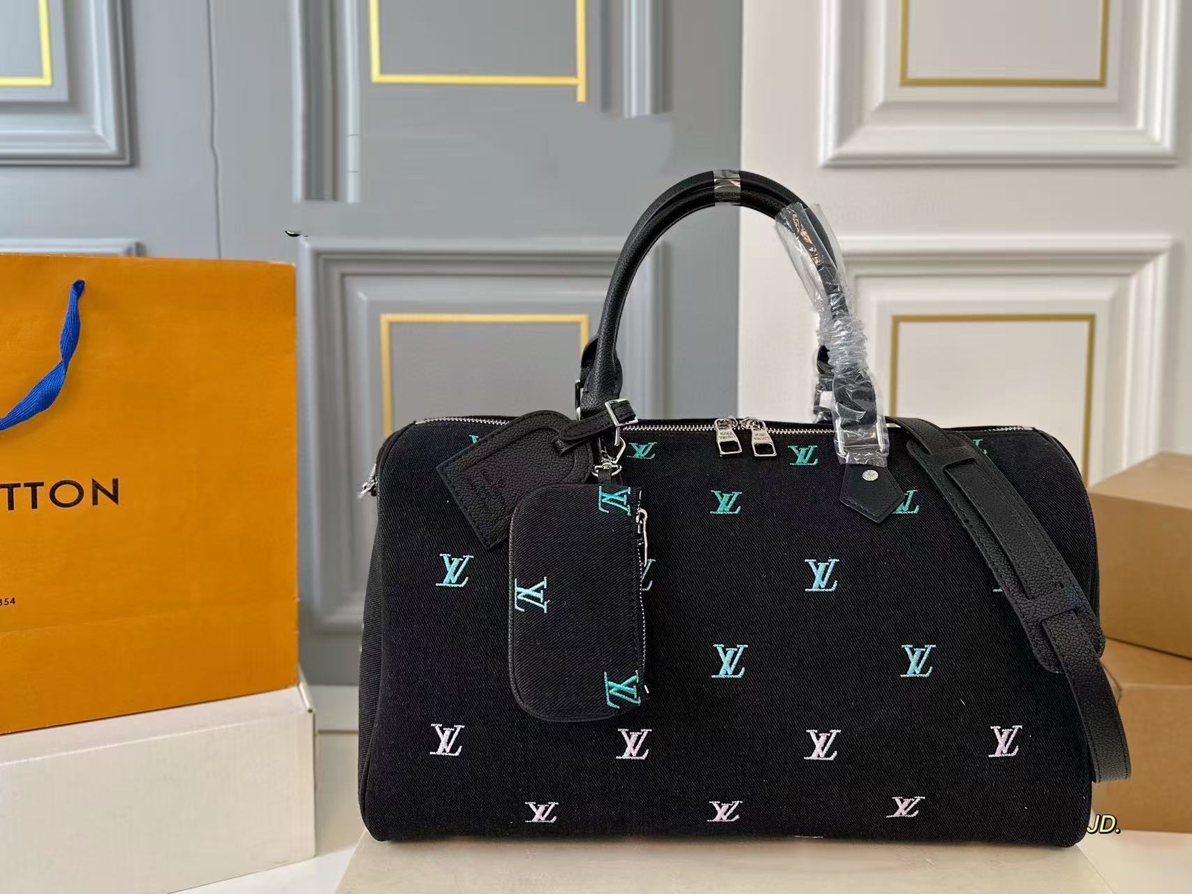 LVデニム刺繍トラベルバッグ【 50％割引+送料無料】