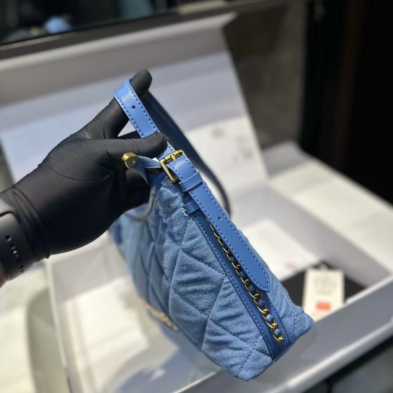 LVデニムアンダーアームバッグ【 50％割引+送料無料】