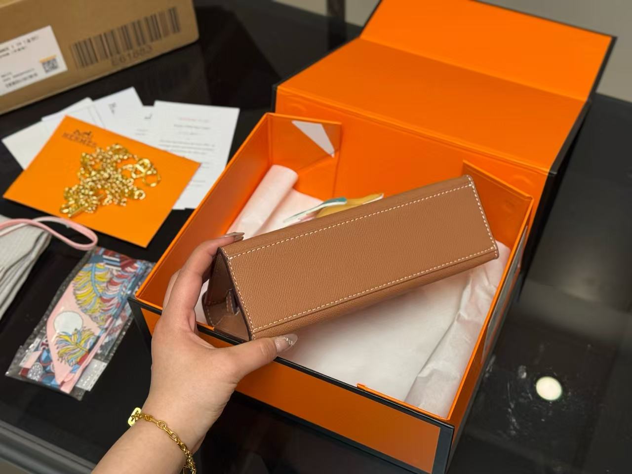 HERME5 kelly第一世代のチェーンバッグ【 50％割引+送料無料】