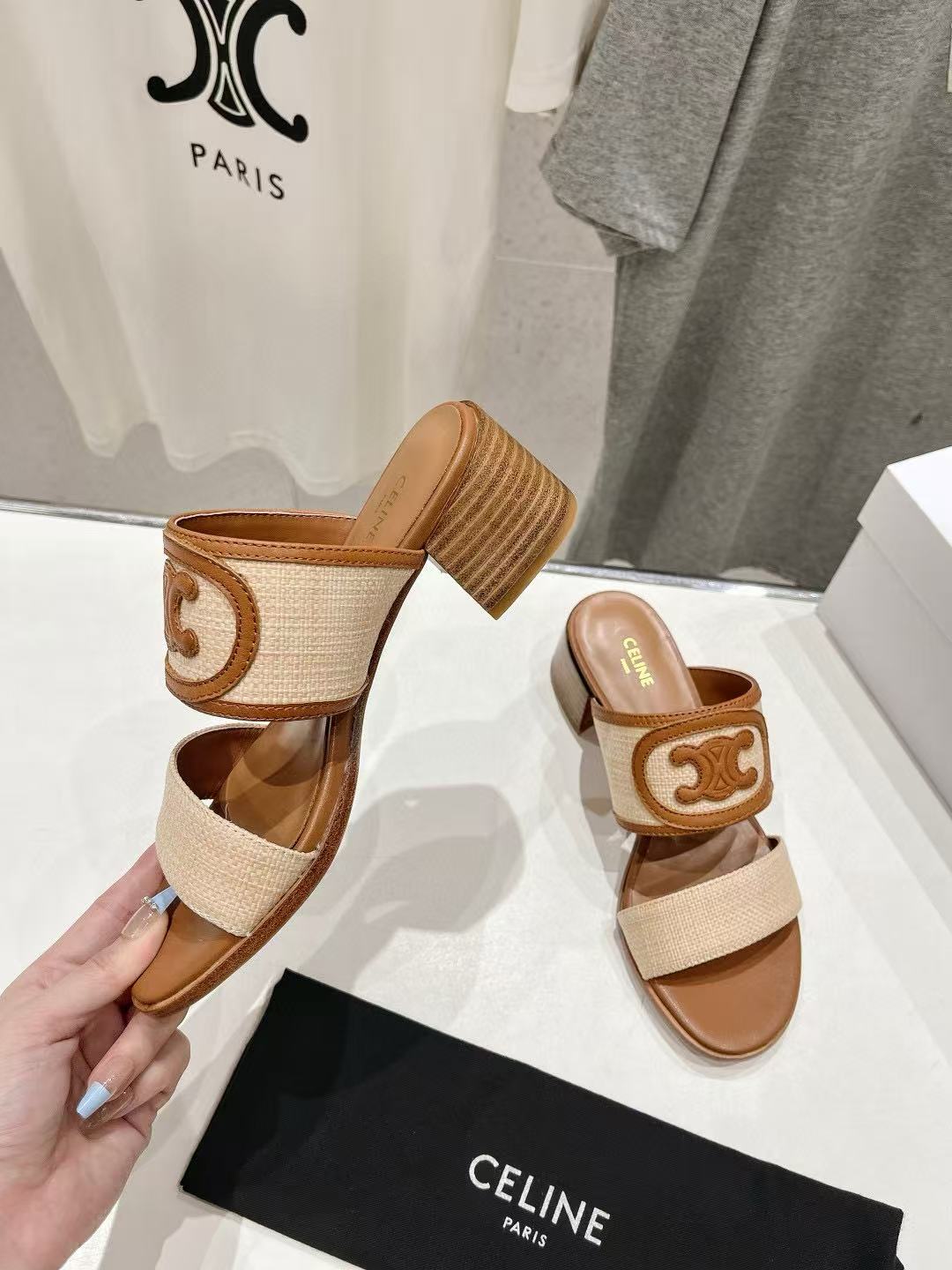 CEL1NEの高品質レザーハイヒール【50％割引+送料無料】