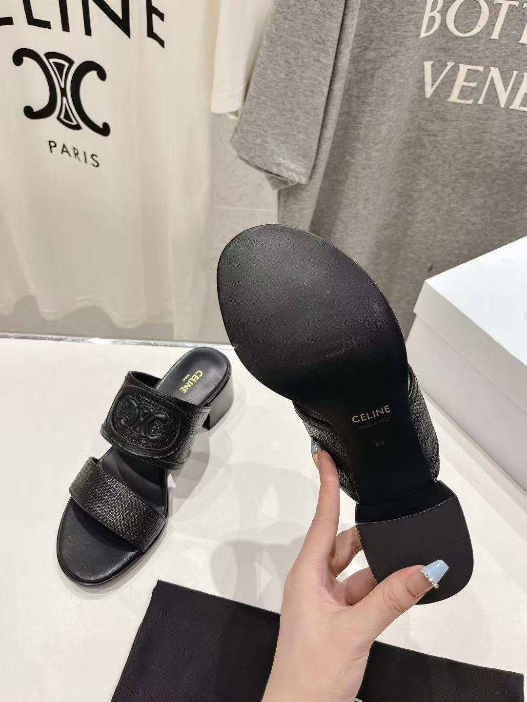 CEL1NEの高品質レザーハイヒール【50％割引+送料無料】