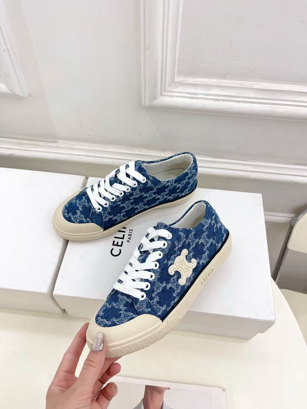 CEL1NEの高品質凱旋門キャンバスカジュアルシューズ【50％割引+送料無料】