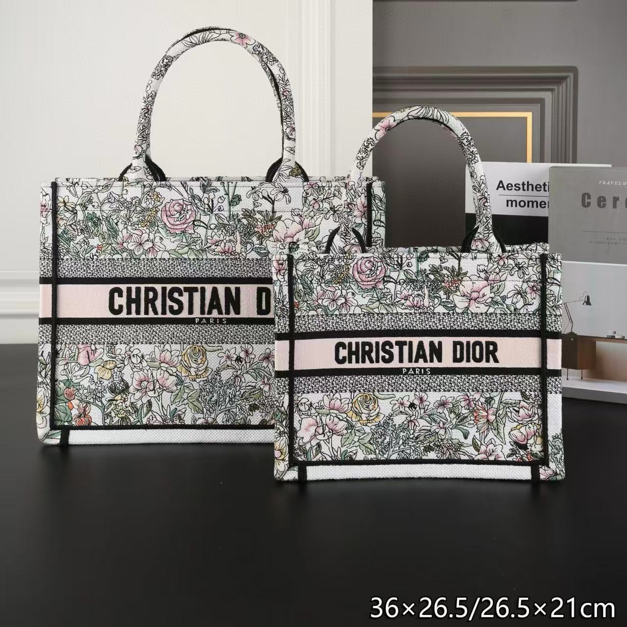 DI0R 花と星座の刺繍トートバッグ【 50％割引+送料無料】