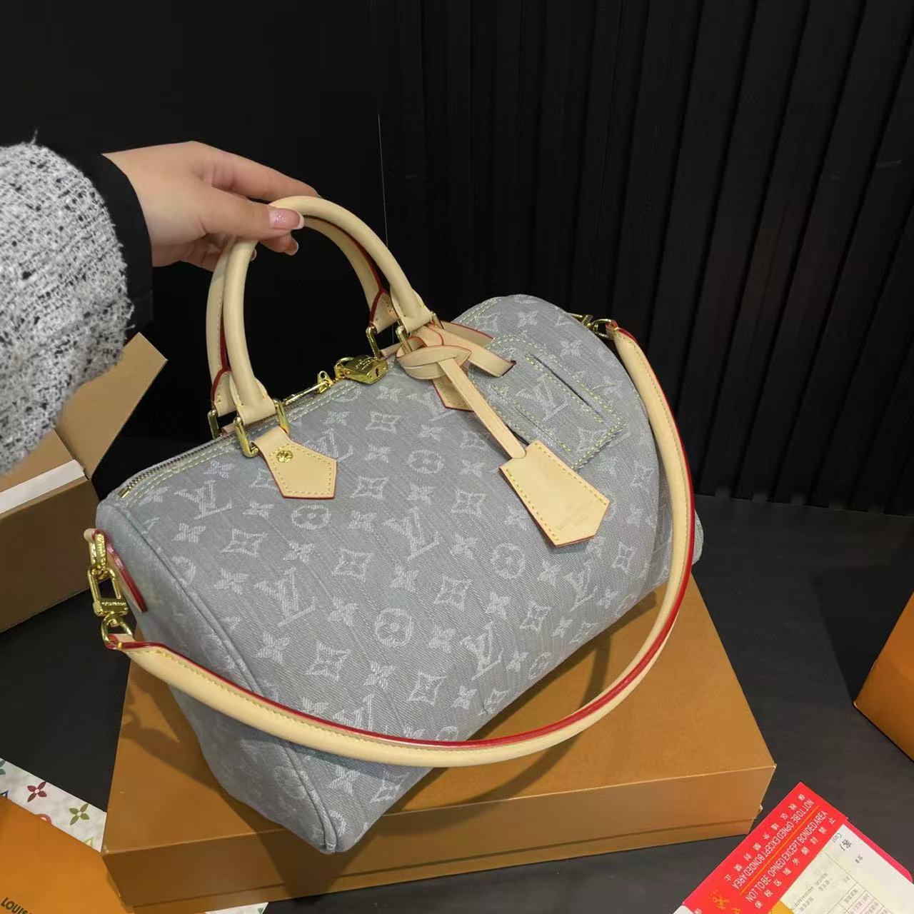 LVデニムハンドバッグ【 50％割引+送料無料】