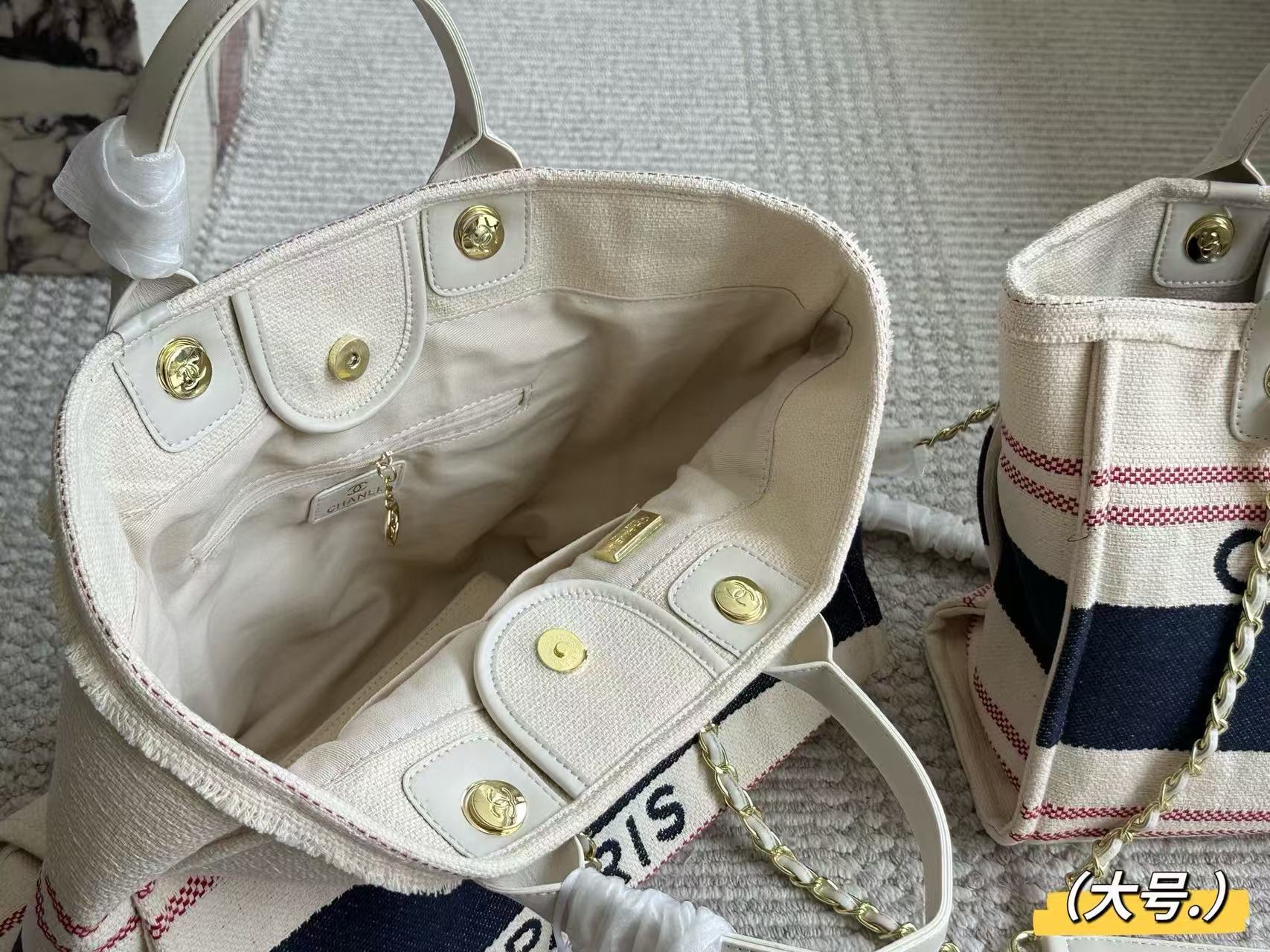 CHANE1 チェーンキャンバスショッピングバッグ【 50％割引+送料無料】