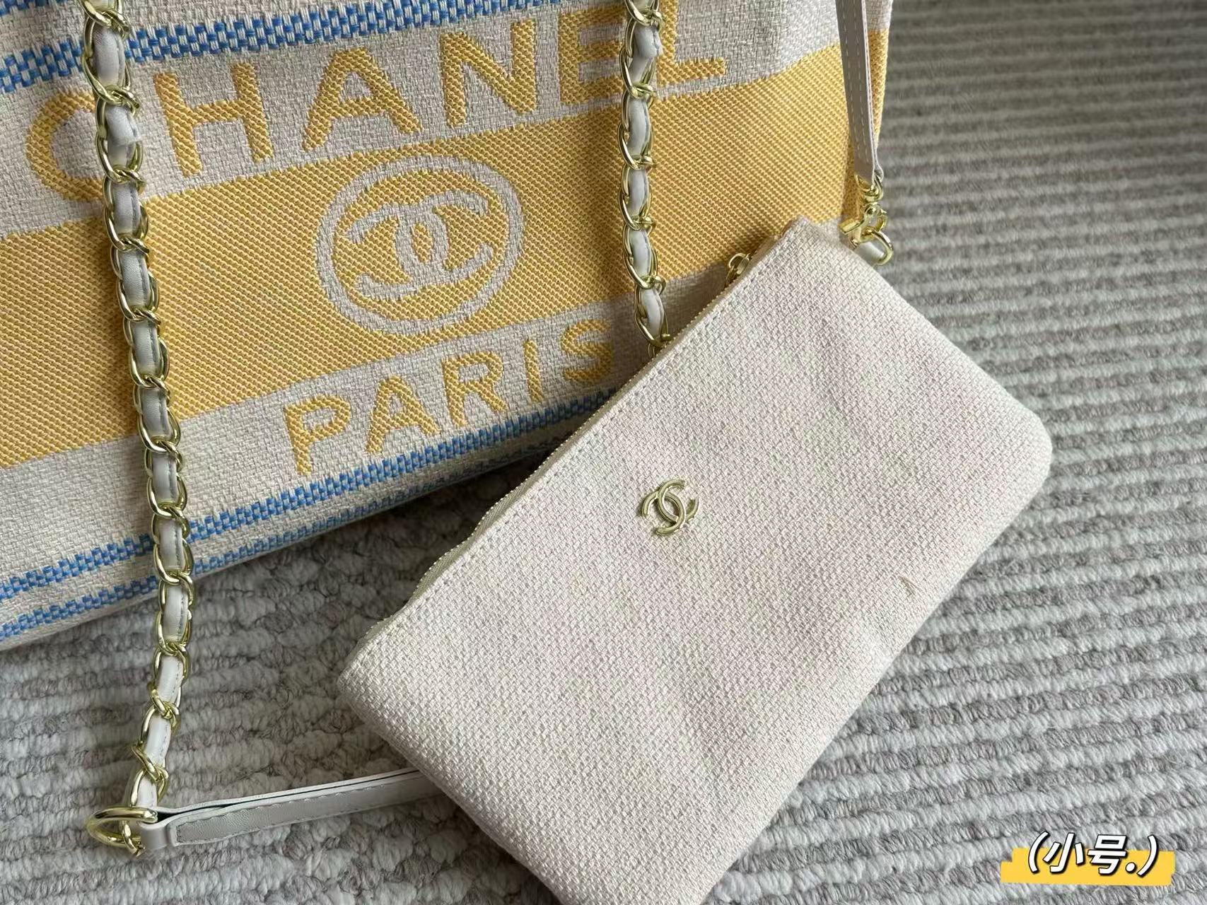 CHANE1 チェーンキャンバスビーチバッグ【 50％割引+送料無料】