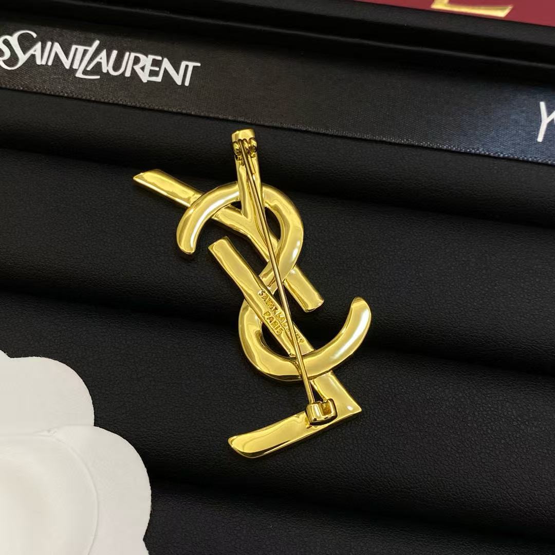 YSL ダイヤモンドブローチ【 50％割引+送料無料】