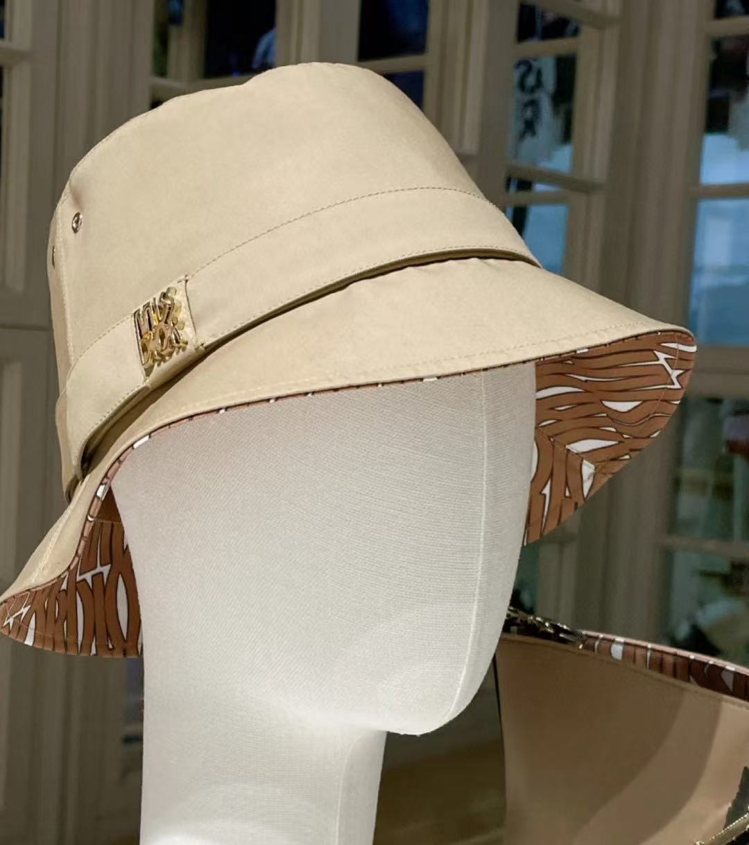 DI0R シンプルフィッシャーマンハット【 50％割引+送料無料】