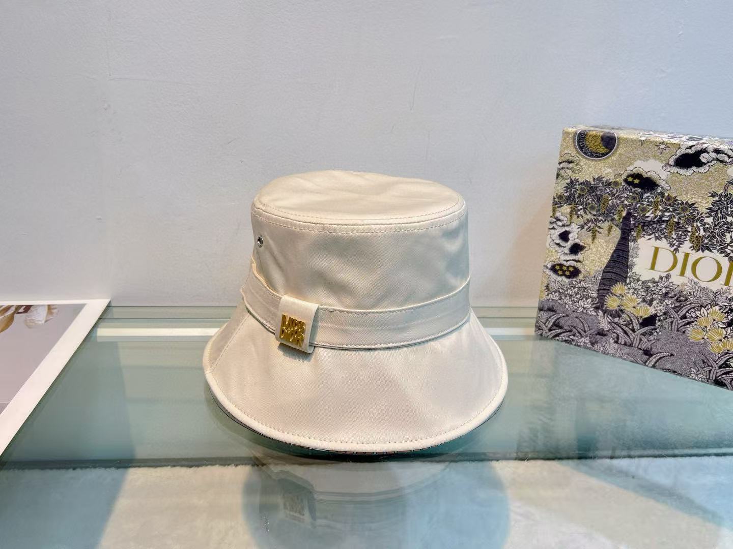 DI0R シンプルフィッシャーマンハット【 50％割引+送料無料】