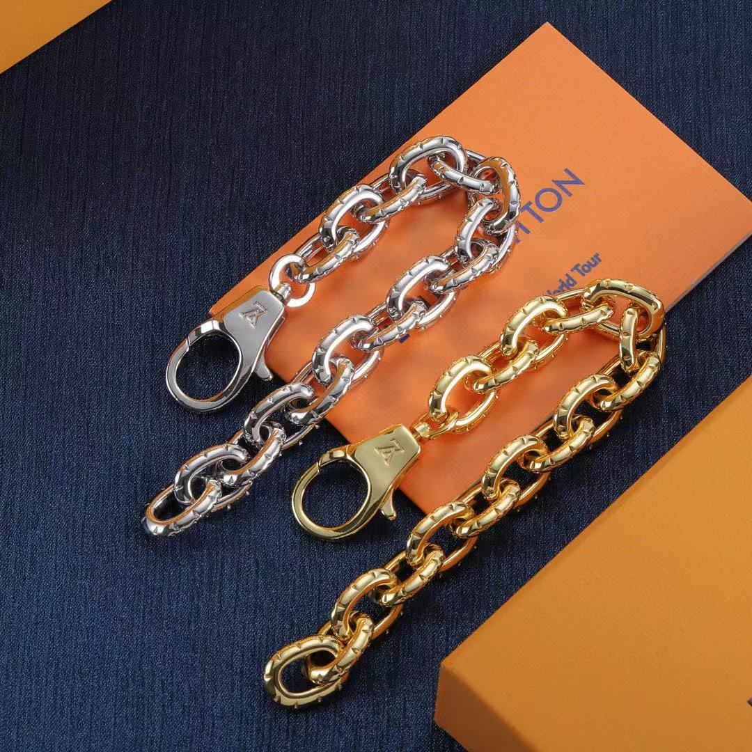 LVチェーンブレスレット【50％割引+送料無料】