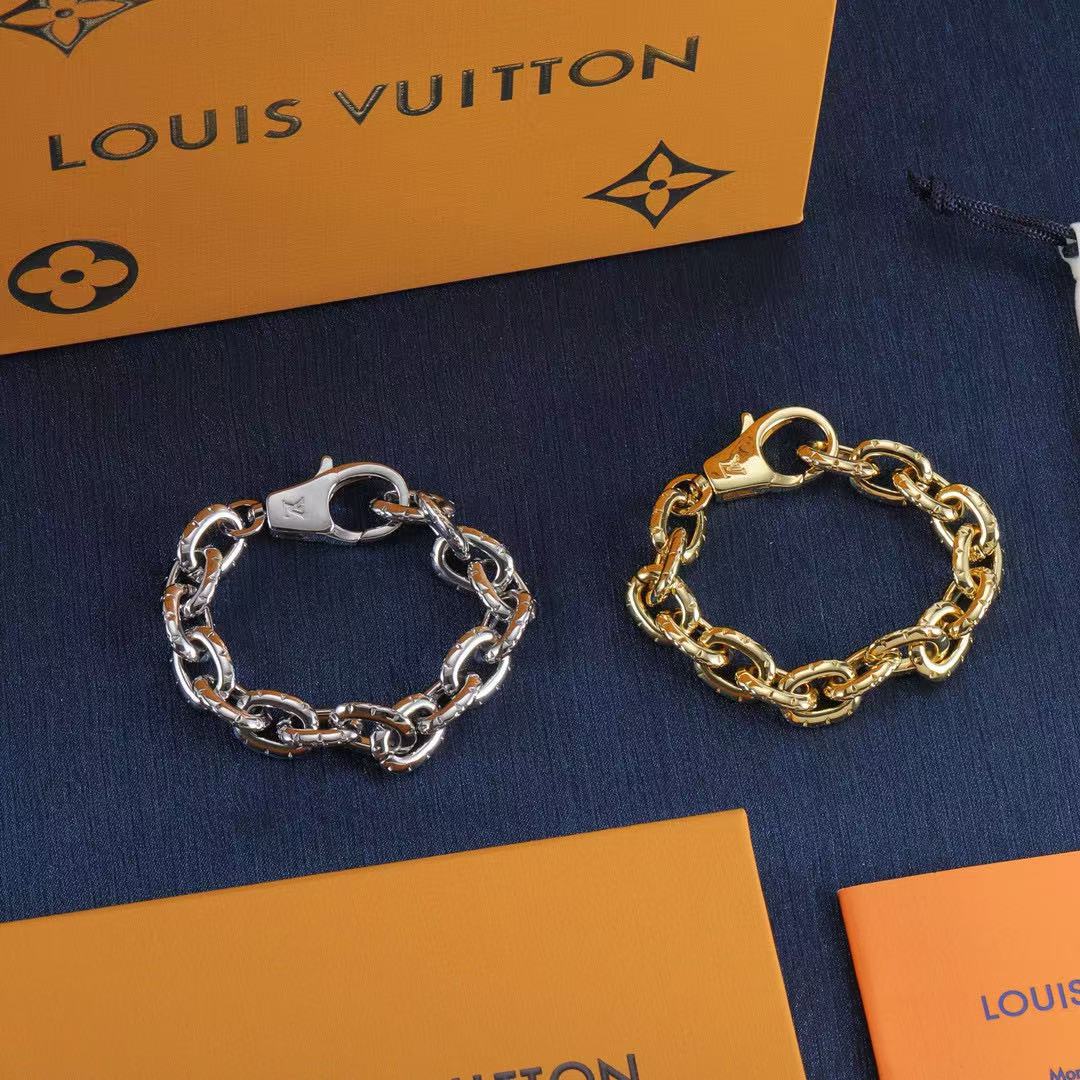 LVチェーンブレスレット【50％割引+送料無料】