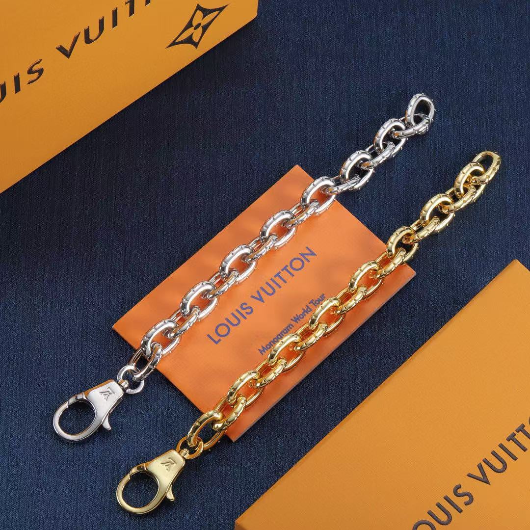 LVチェーンブレスレット【50％割引+送料無料】