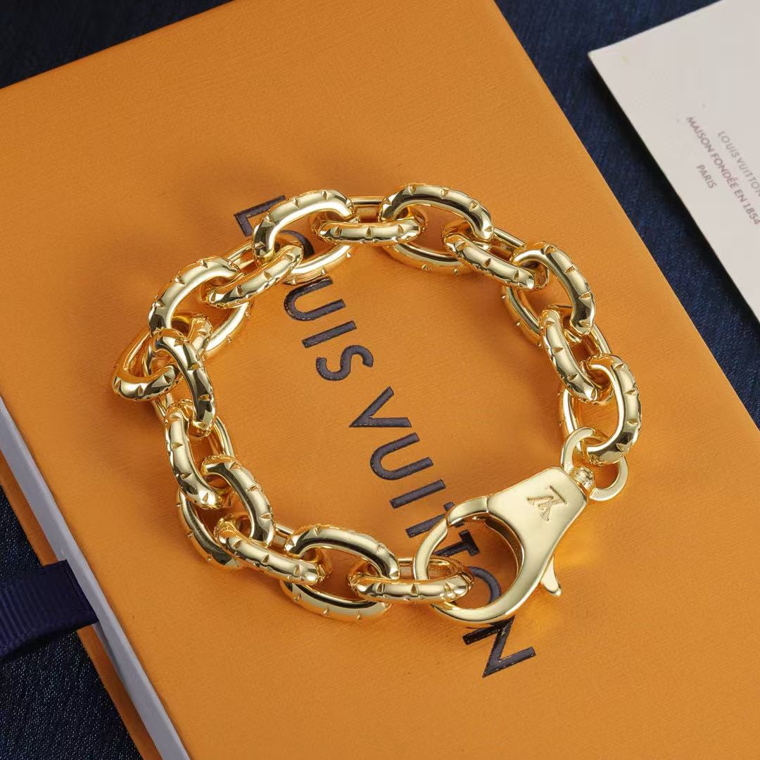 LVチェーンブレスレット【50％割引+送料無料】