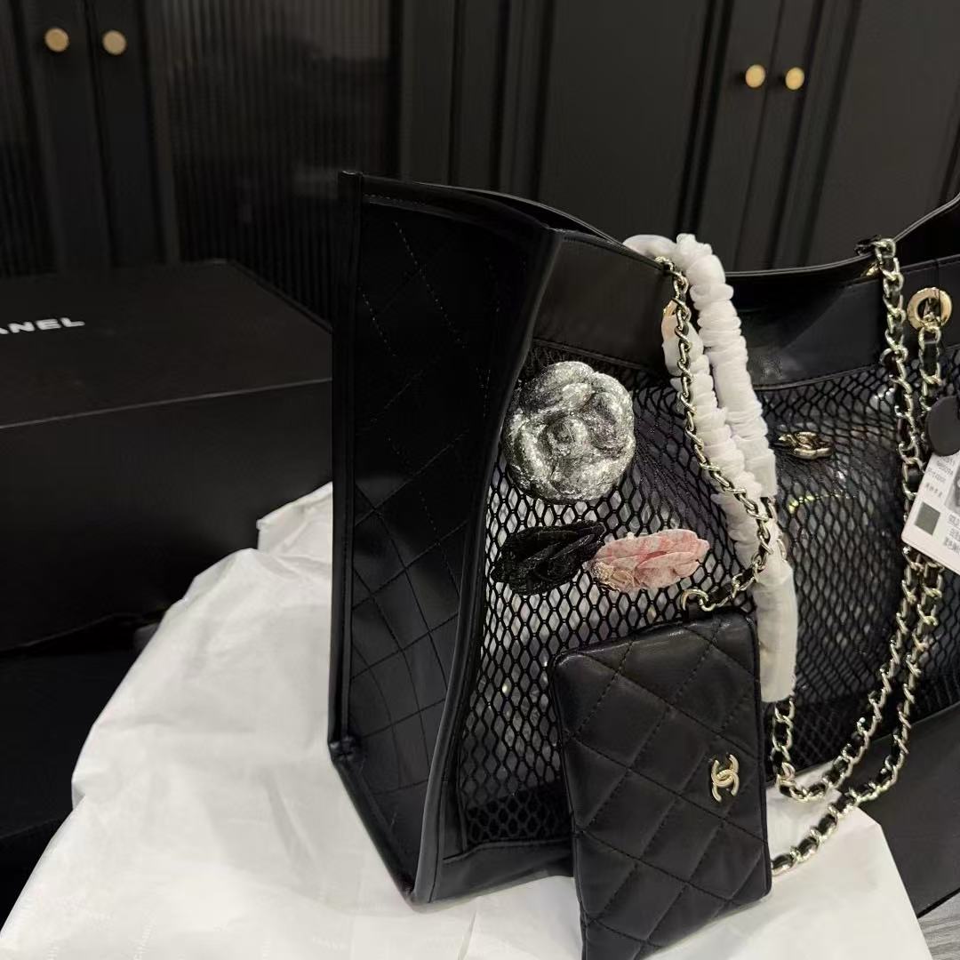 CHANE1 チェーンメッシュトートバッグ【 50％割引+送料無料】