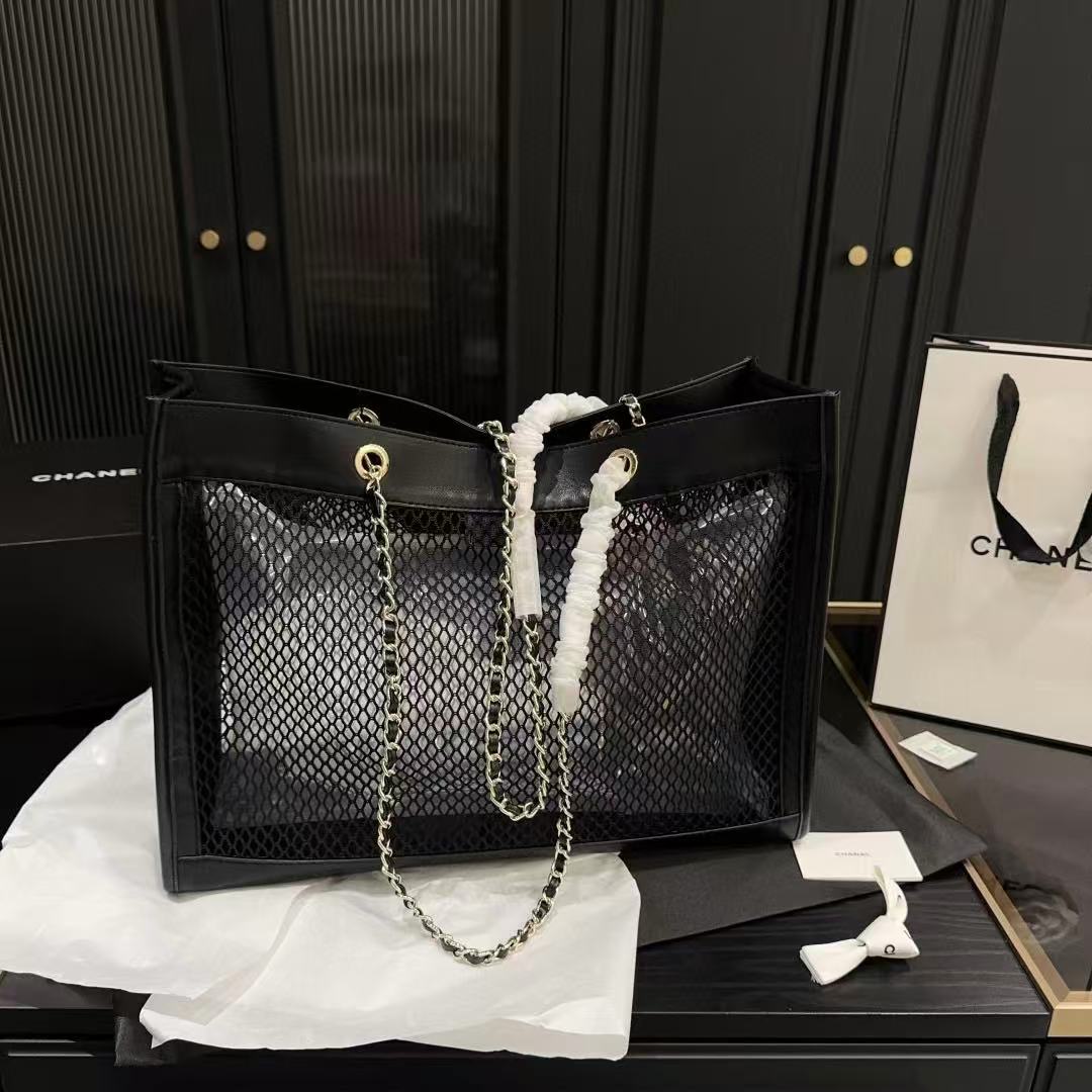 CHANE1 チェーンメッシュトートバッグ【 50％割引+送料無料】