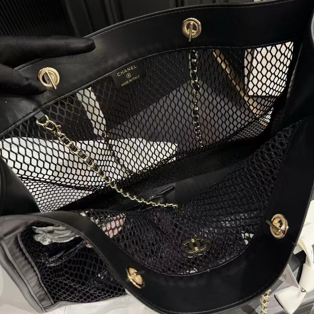 CHANE1 チェーンメッシュトートバッグ【 50％割引+送料無料】