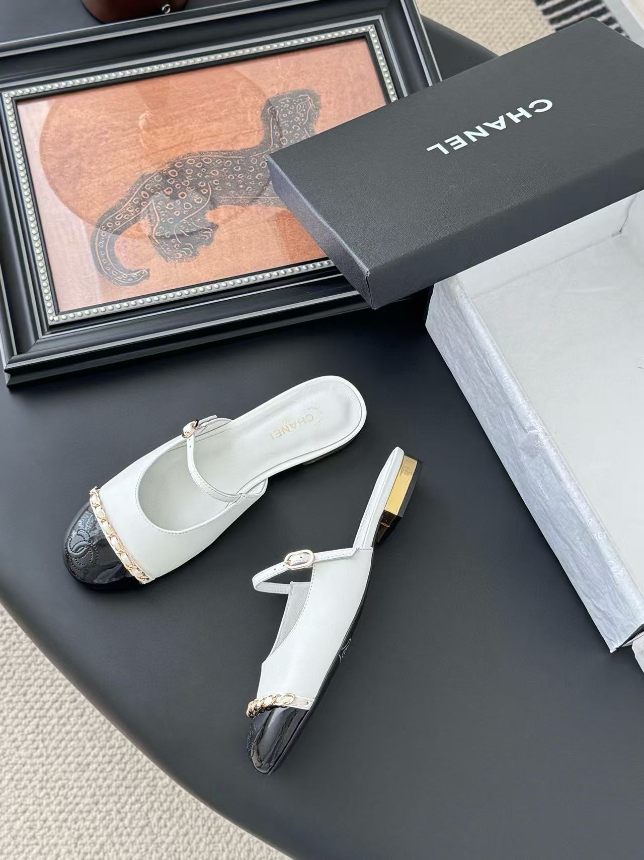 CHANE1 高品質チェーンスリッパ【50％割引+送料無料】