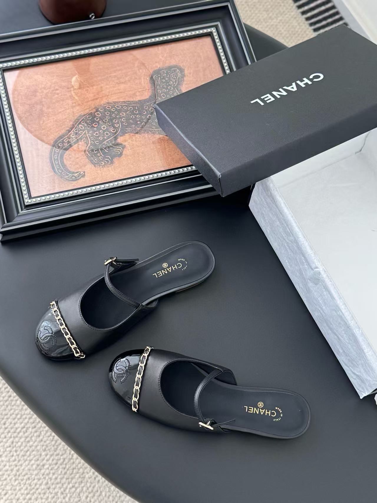 CHANE1 高品質チェーンスリッパ【50％割引+送料無料】