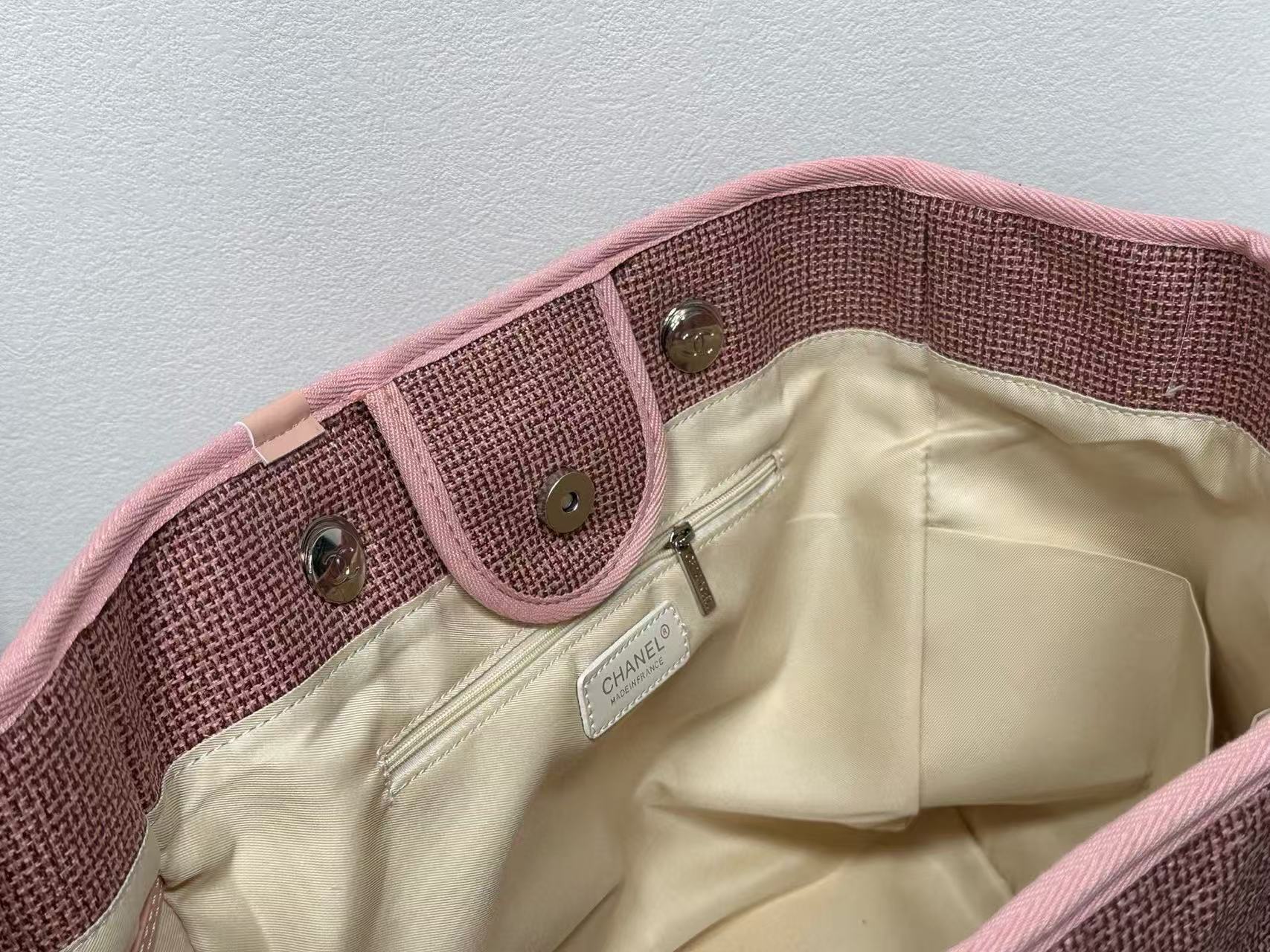 CHANE1 ピンクデニムショッピングバッグ【 50％割引+送料無料】