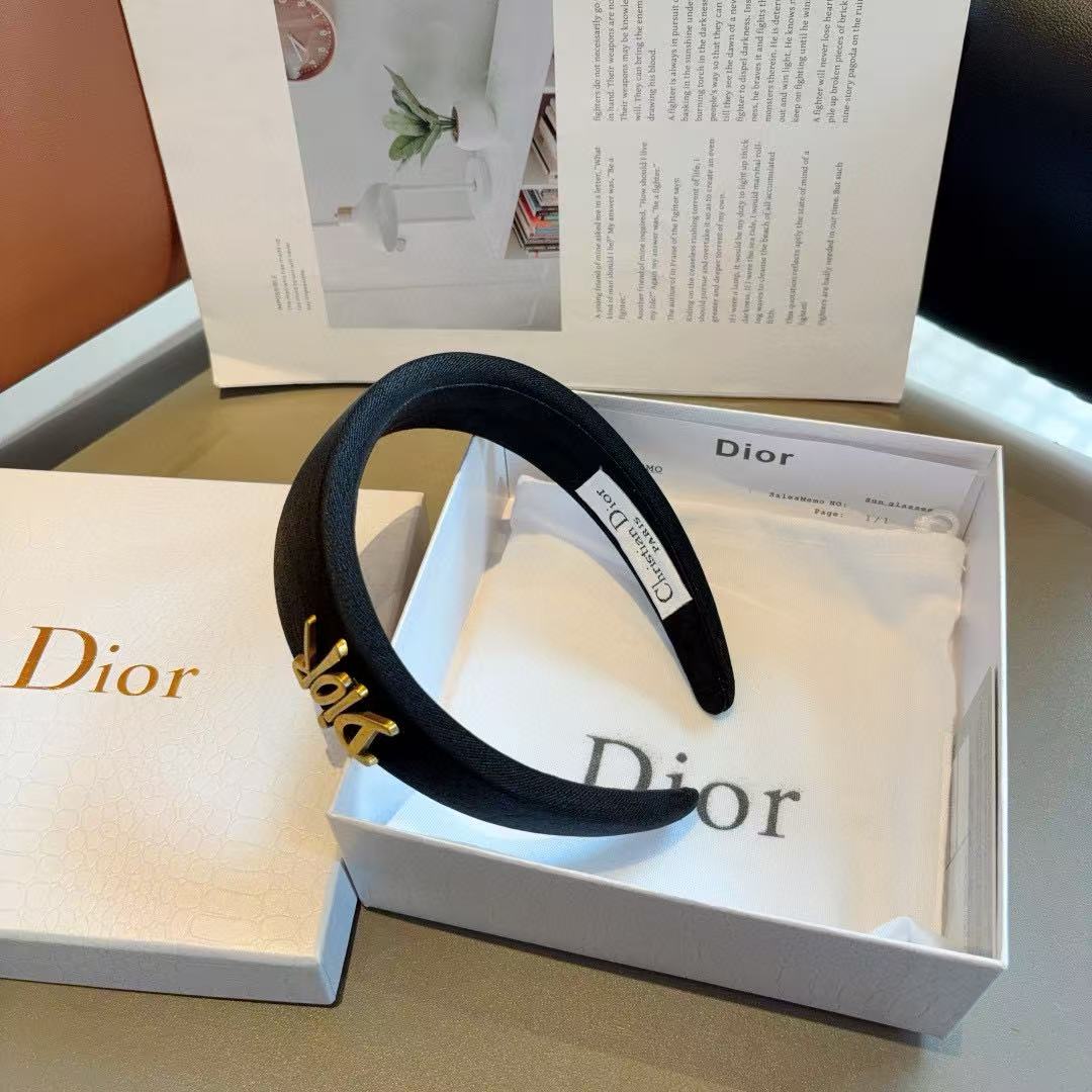 DI0R シンプルレターヘッドバンド【 50％割引+送料無料】