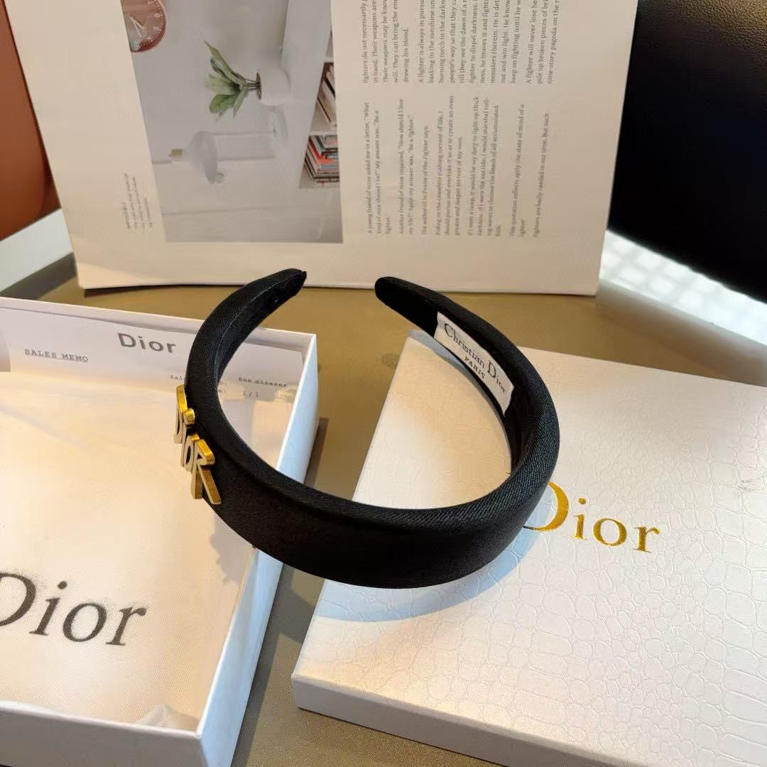 DI0R シンプルレターヘッドバンド【 50％割引+送料無料】