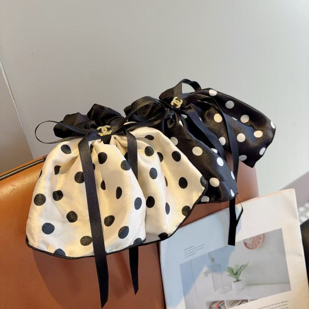 CHANE1 ドット柄ヘアリング【 50％割引+送料無料】