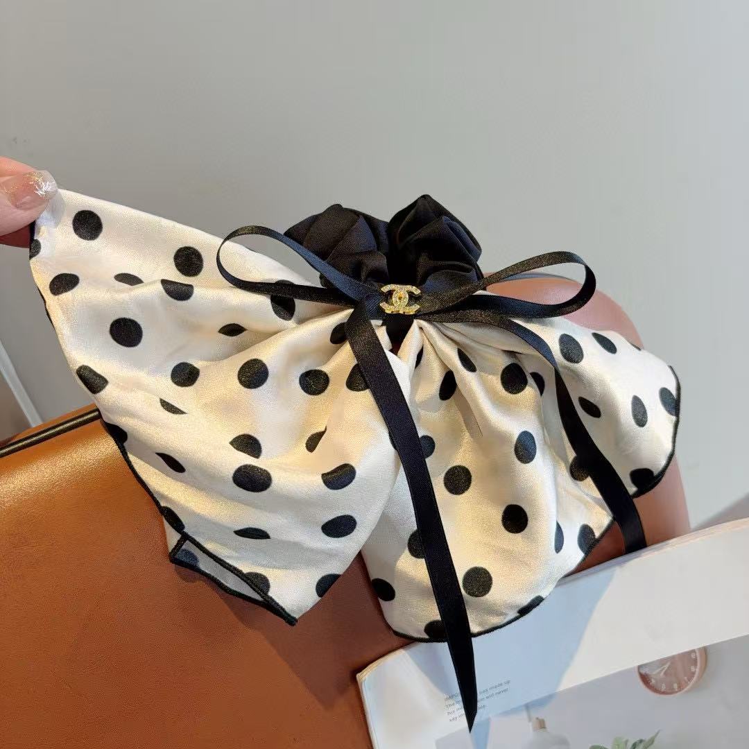 CHANE1 ドット柄ヘアリング【 50％割引+送料無料】