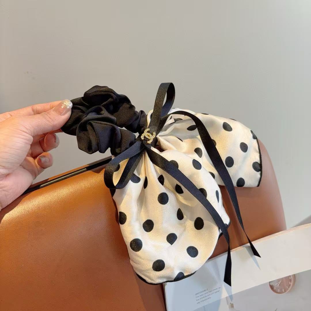 CHANE1 ドット柄ヘアリング【 50％割引+送料無料】