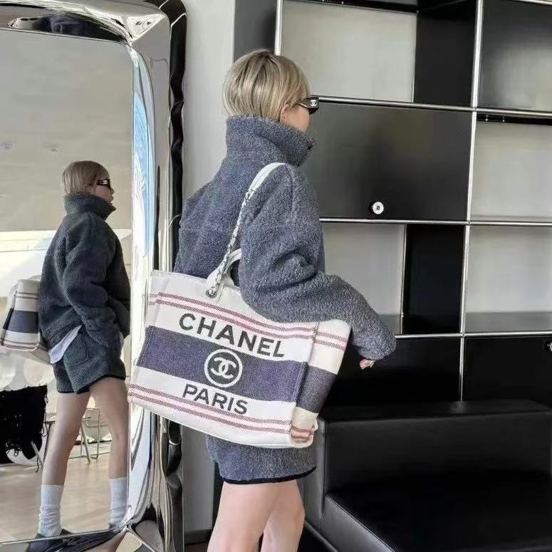 CHANE1 チェーンビーチショッピングバッグ【 50％割引+送料無料】