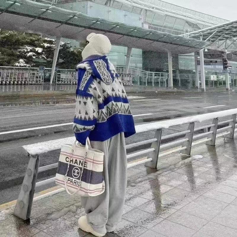 CHANE1 チェーンビーチショッピングバッグ【 50％割引+送料無料】