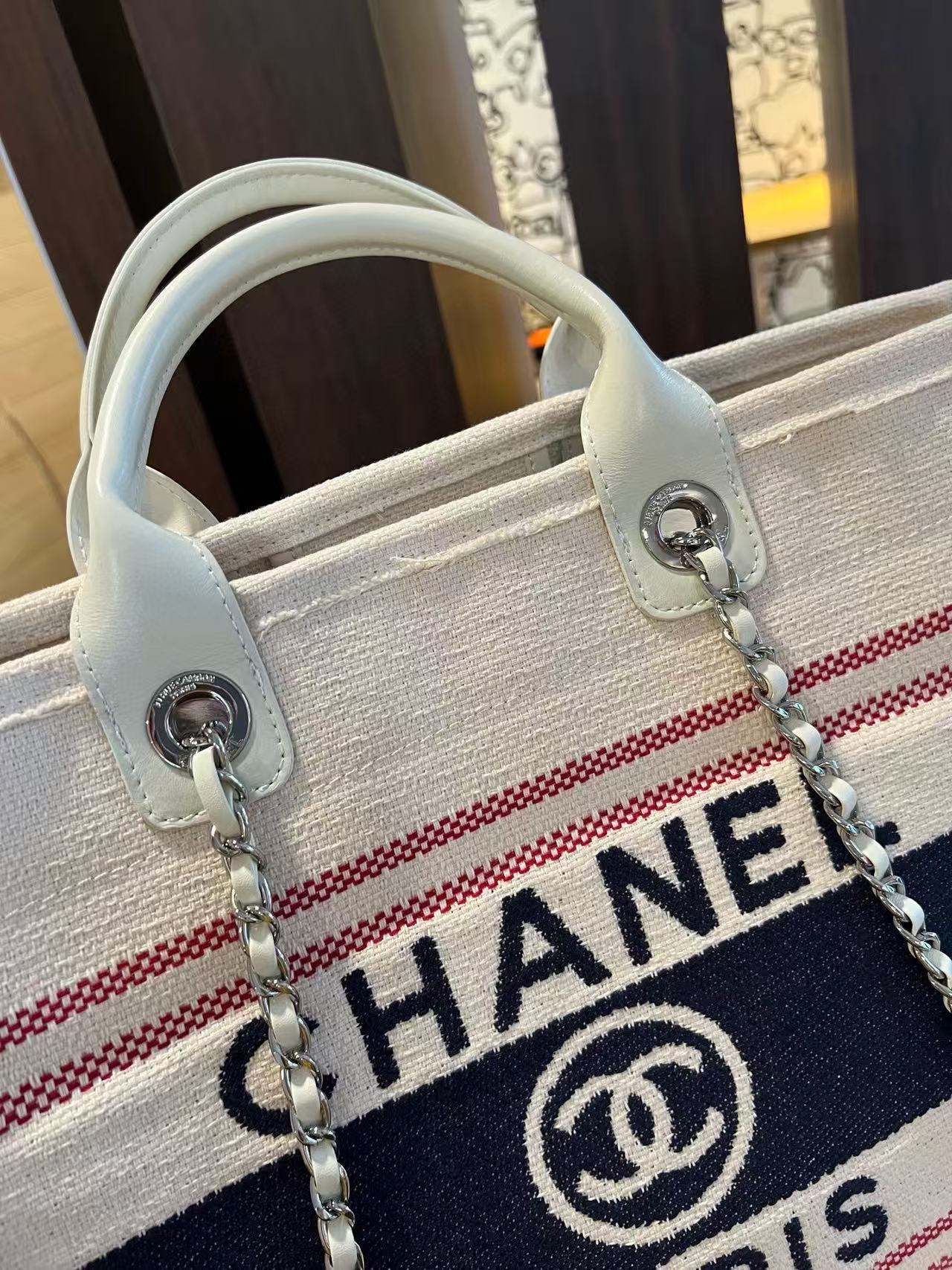 CHANE1 チェーンビーチショッピングバッグ【 50％割引+送料無料】