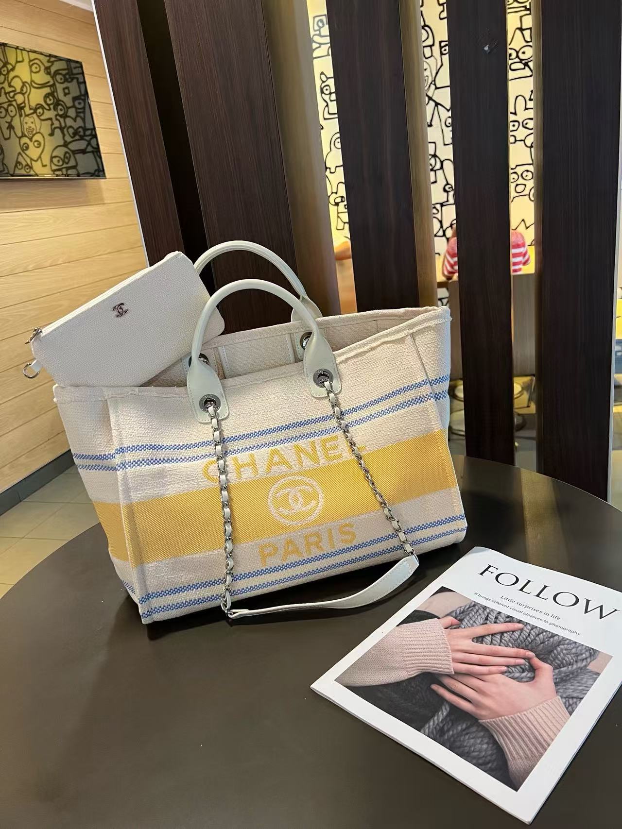 CHANE1 チェーンショッピングバッグ【 50％割引+送料無料】