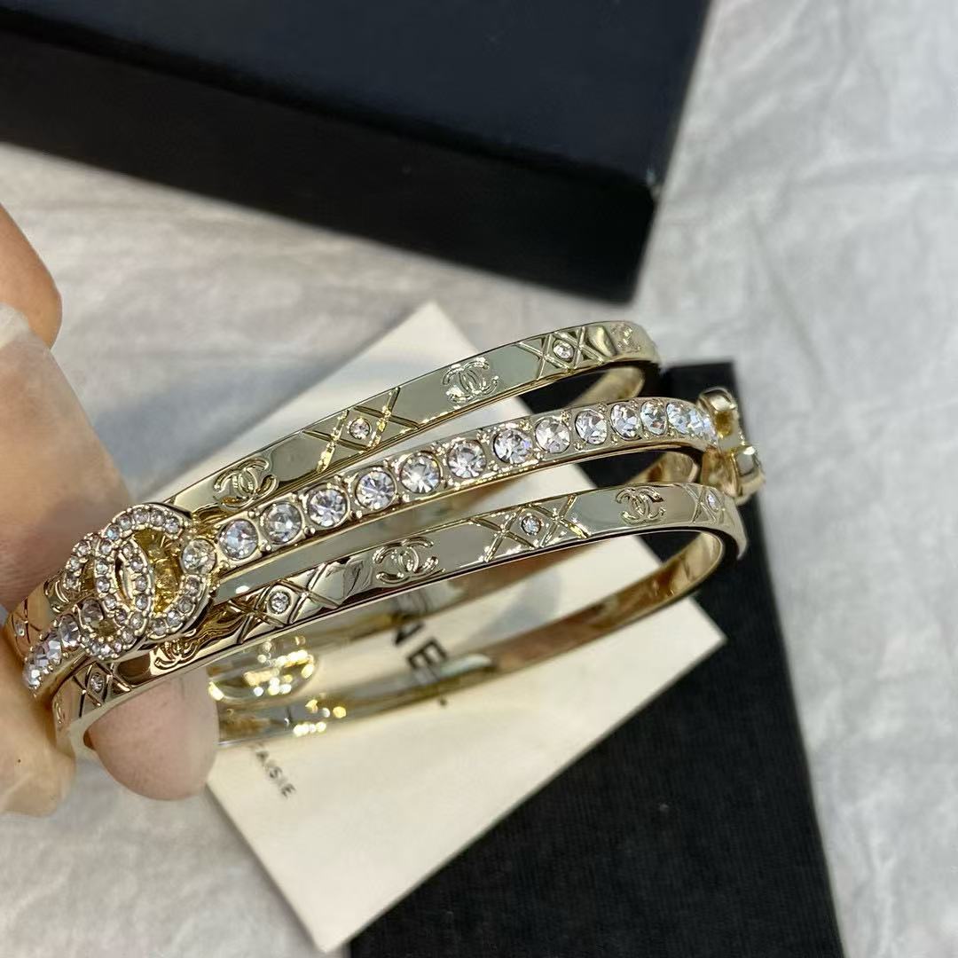 CHANE1 ダブルC スリーインワンブレスレット【 50％割引+送料無料】