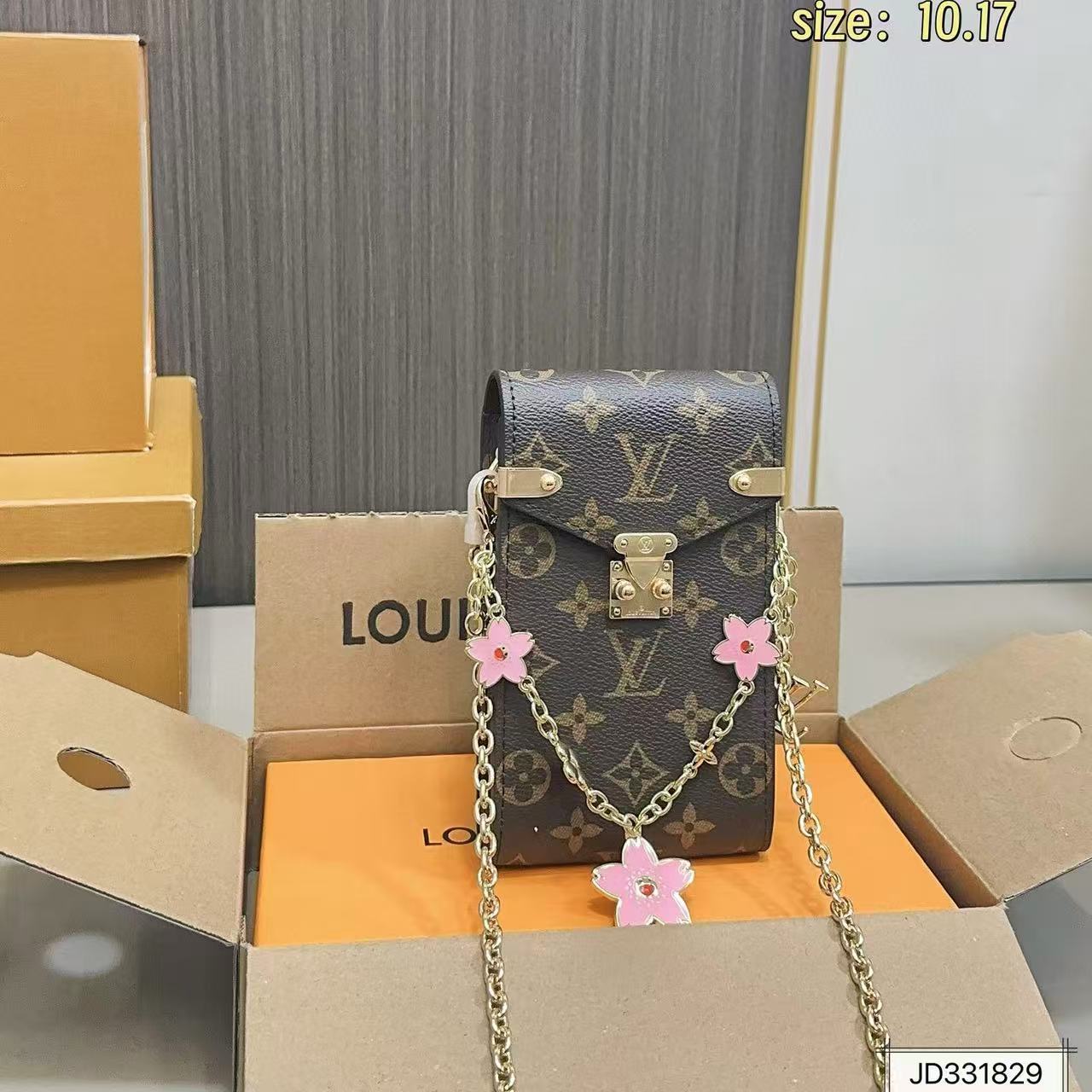 LVチェーン携帯電話バッグ【 50％割引+送料無料】