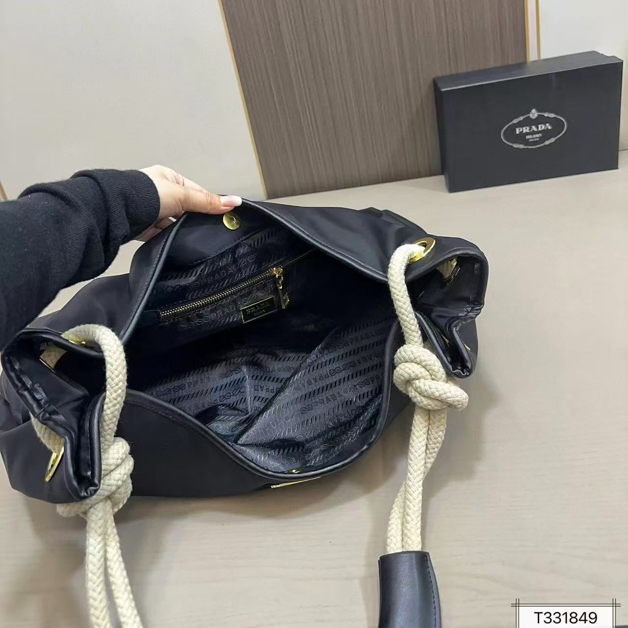 PR4DAキャンバスショッピングバッグ【 50％割引+送料無料】